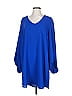 Jodifl 100% Polyester Blue Long Sleeve Blouse Size L - photo 1