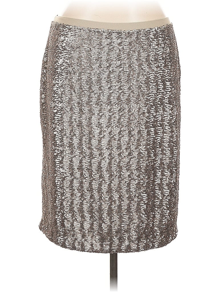 Click to view more detailed imagery on our partner's website Pre-owned Jjill Casual Skirt In Silver