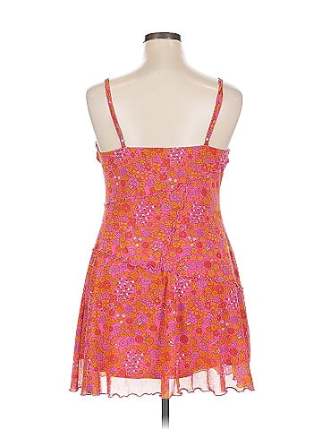 Wild Fable Paisley Orange Cocktail Dress Size XL