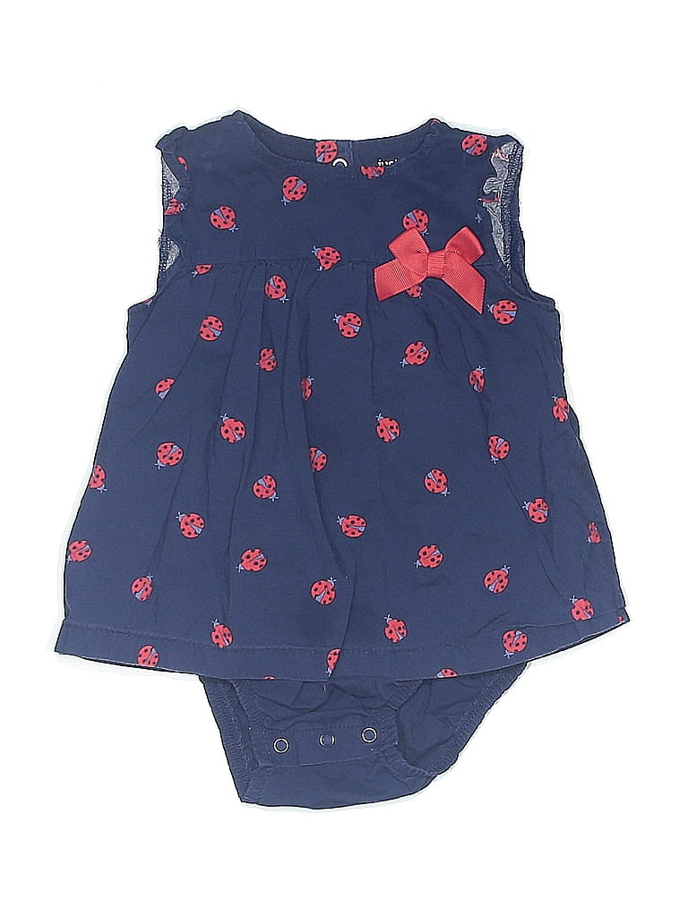 Click to view more detailed imagery on our partner's website Pre-owned Just One You Made By Carter's Kids' Dress In Blue
