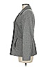 Ann Taylor Chevron-herringbone Gray Wool Coat Size 8 - photo 5