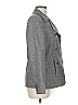 Ann Taylor Chevron-herringbone Gray Wool Coat Size 8 - photo 4