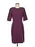 Tahari by ASL Solid Burgundy Cocktail Dress Size 4 - photo 1