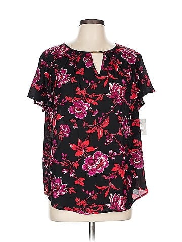 Liz Claiborne Career Short Sleeve Blouse (view 1)