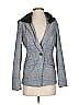 Tart Collections Plaid Gray Blazer Size S - photo 1