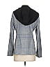 Tart Collections Plaid Gray Blazer Size S - photo 2