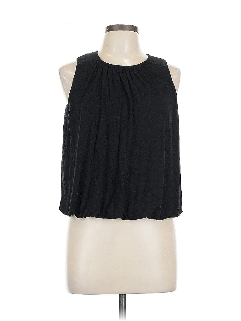 Click to view more detailed imagery on our partner's website Pre-owned W5 Tank Top Black Halter Neckline Tops