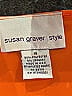 Susan Graver 100% Spandex Orange Sleeveless T-Shirt Size 10 - photo 7