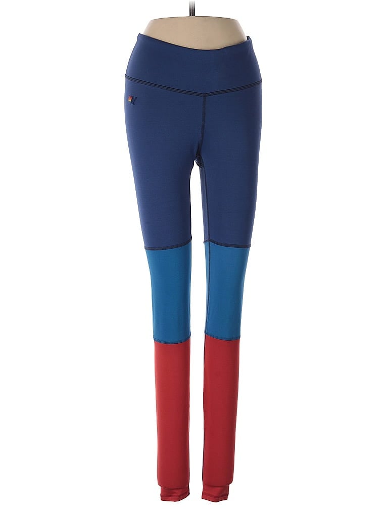 Aviator Nation Color Block Blue Active Pants Size XS - photo 1