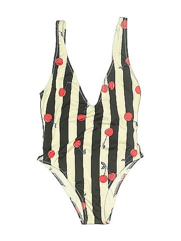 Solid & Striped One Piece Swimsuit (view 1)