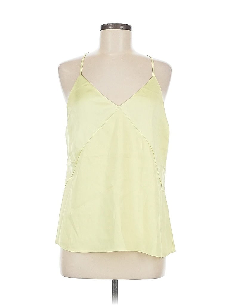Pre-owned Express Sleeveless Blouse In Yellow