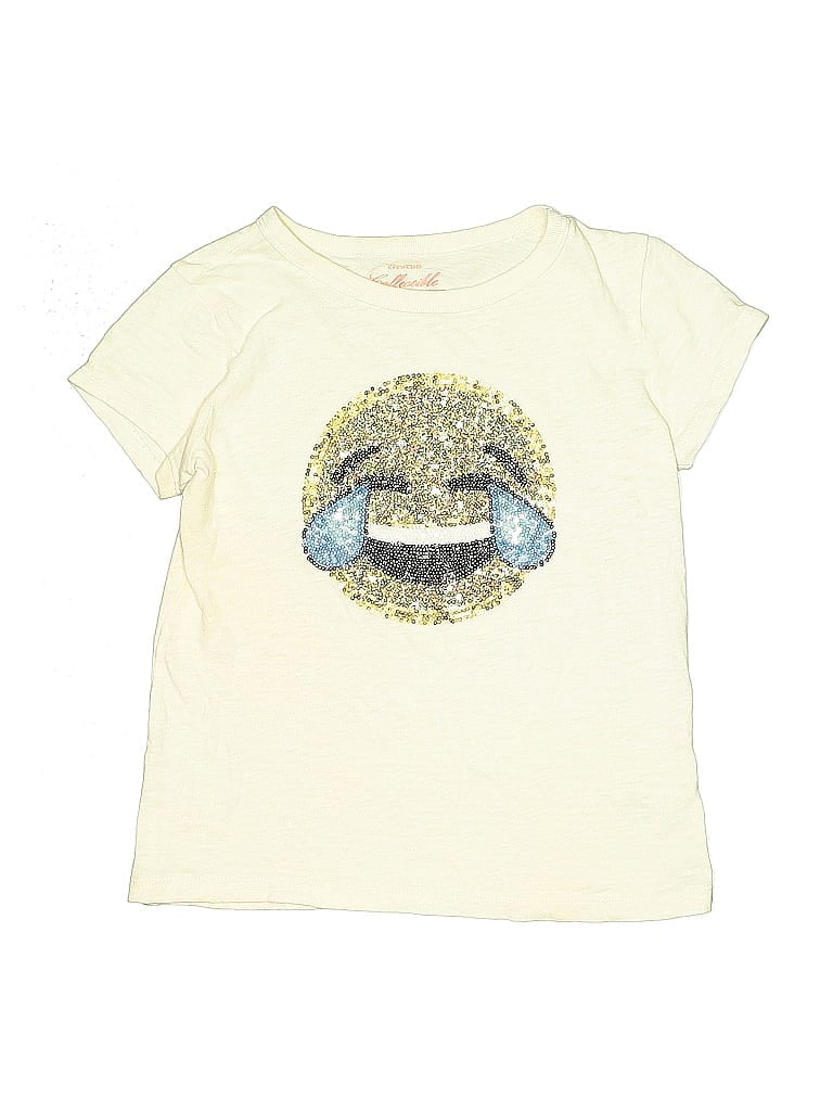 Crewcuts 100% Cotton Yellow Short Sleeve Top Size 8 - photo 1