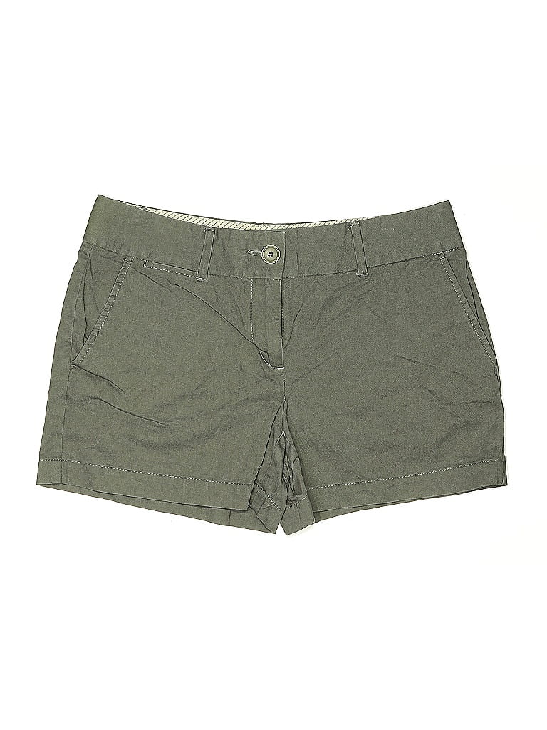 Pre-owned Ann Taylor Loft Khaki Shorts In Green