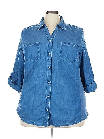 Emily Daniels 3/4 Sleeve Button-Down Shirt (view 1)