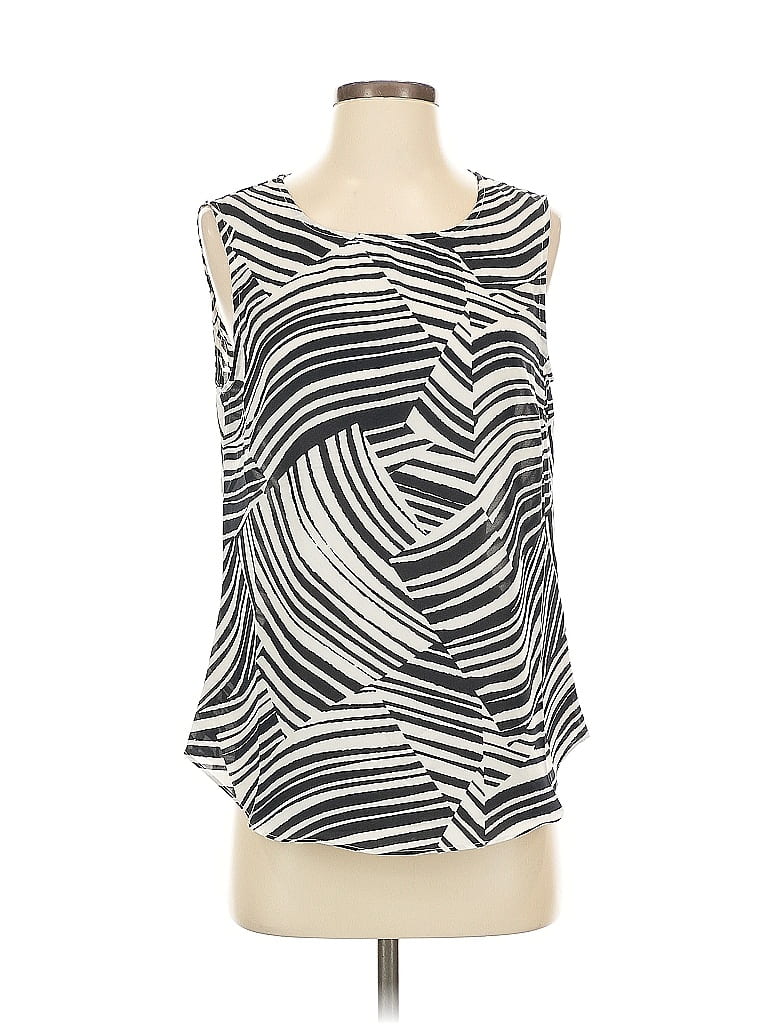 Pre-owned Dkny Sleeveless Blouse In Black