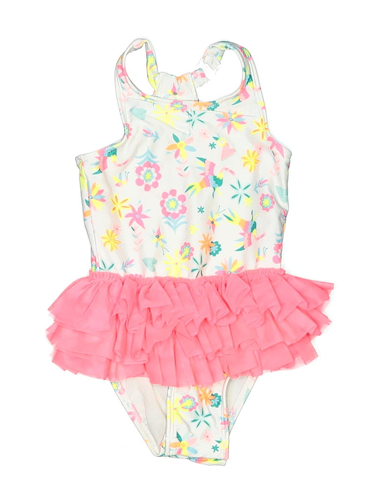 Pre-owned Cat & Jack Kids' One Piece Swimsuit In Pink