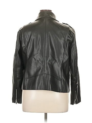 MNG Faux Leather Jacket (view 2)
