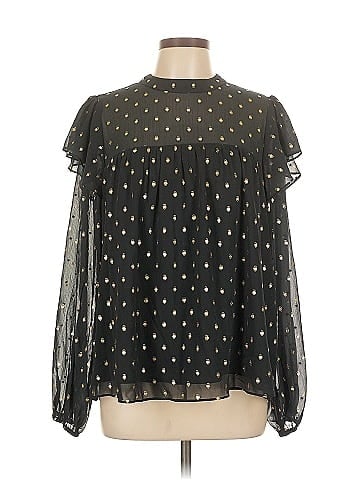 Scoop Long Sleeve Blouse (view 1)