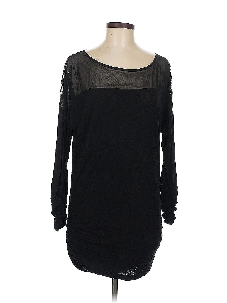 Pre-owned Ny & C 3/4 Sleeve T-shirt In Black