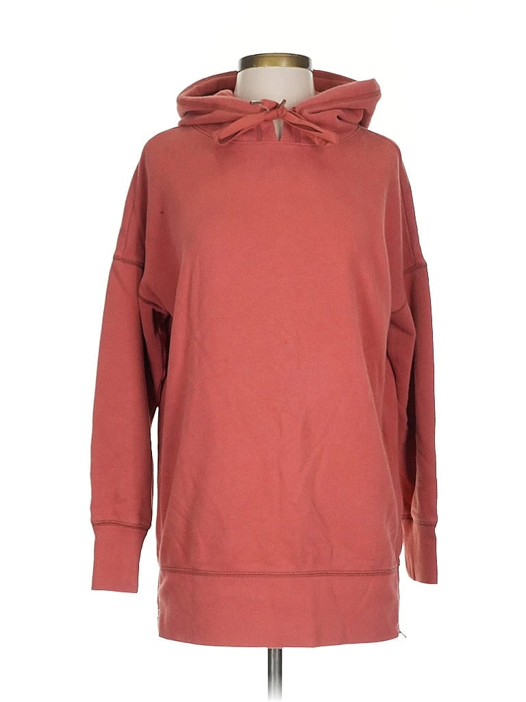 Pre-owned Aerie Pullover Hoodie In Burgundy
