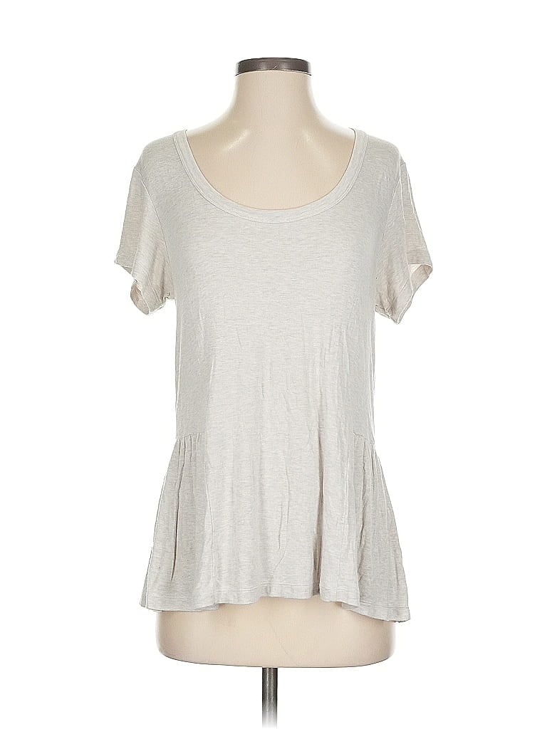 Pre-owned Cabi Short Sleeve T-shirt In Silver