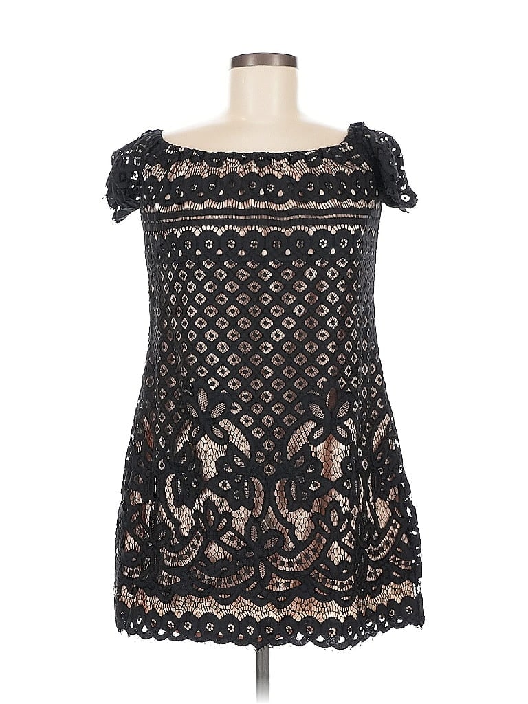 Oxford Sunday Black Cocktail Dress Size M - photo 1