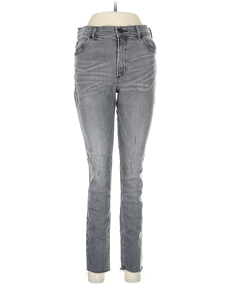 Pre-owned Express Jeans In Gray