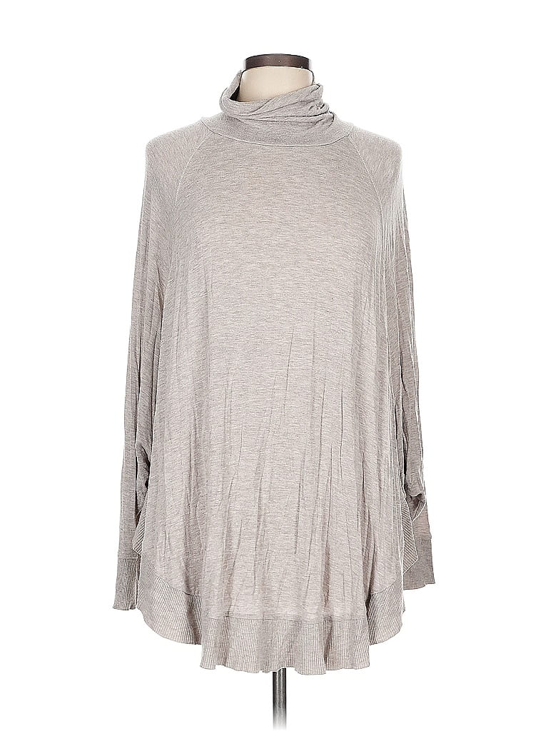 Pre-owned Chelsea & Theodore Long Sleeve Turtleneck In Gray