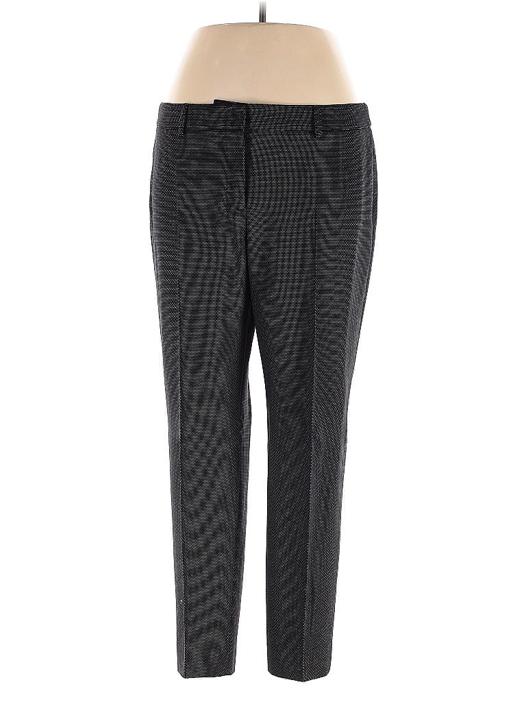 Akris Punto Chevron-herringbone Gray Dress Pants Size 14 - photo 1