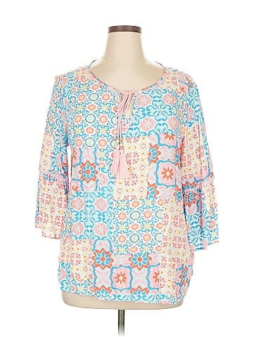 Ruby Rd. 3/4 Sleeve Blouse (view 1)