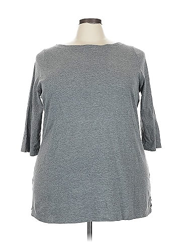Woman Within 3/4 Sleeve T-Shirt (view 1)
