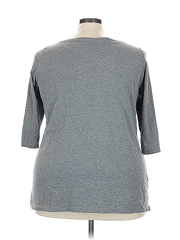 Woman Within 3/4 Sleeve T-Shirt (view 2)