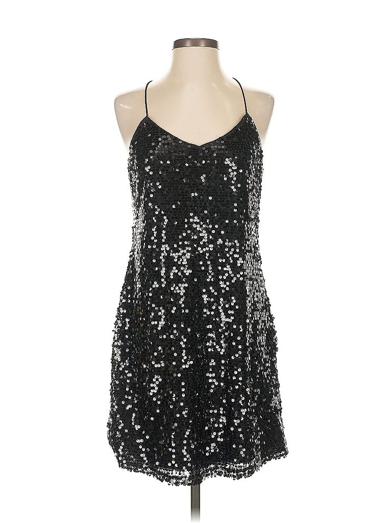 Pre-owned Express Cocktail Dress In Silver