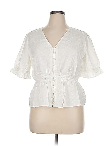 Madewell Short Sleeve Blouse (view 1)