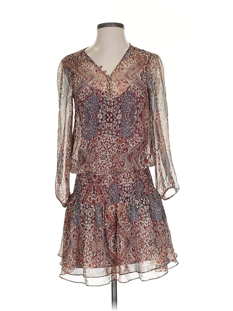 Pre-owned Ella Moss Cocktail Dress In Brown