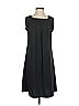 Mary McFadden Solid Black Casual Dress Size S - photo 1