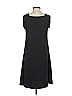 Mary McFadden Solid Black Casual Dress Size S - photo 2