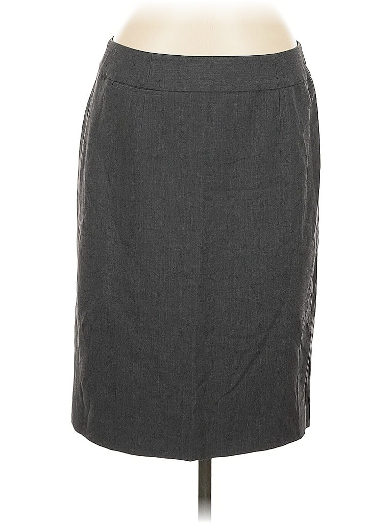 Pre-owned Calvin Klein Formal Skirt In Gray
