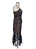 Aqua 100% Polyester Black Cocktail Dress Size S - photo 4