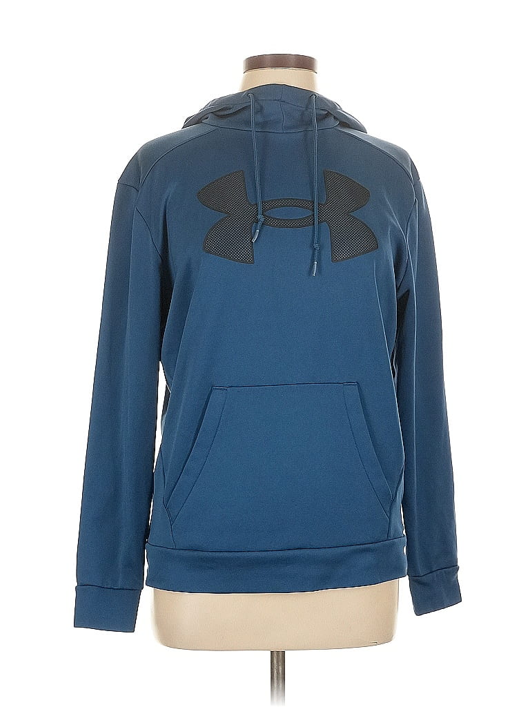 Pre-owned Under Armour Pullover Hoodie In Blue