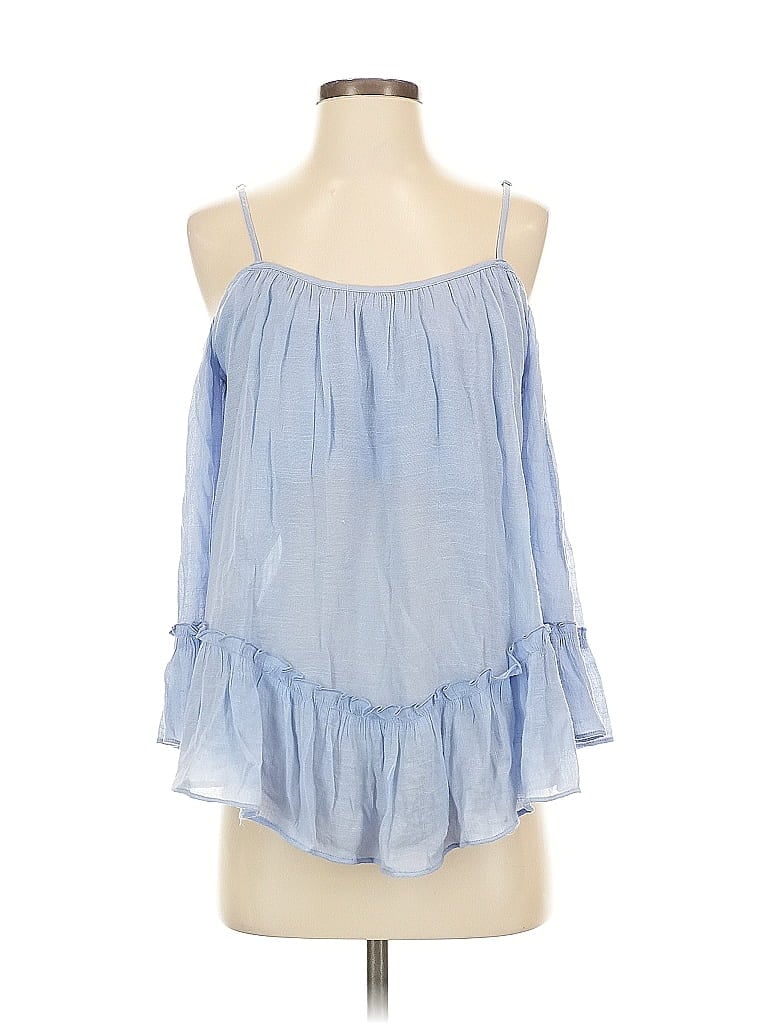 Pre-owned Entro Sleeveless Blouse In Blue