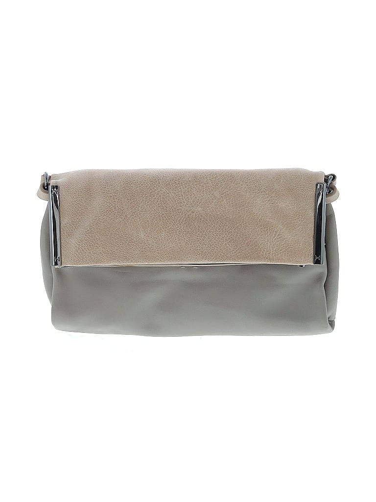 Halston Heritage Color Block Gray Tan Shoulder Bag One size - photo 1