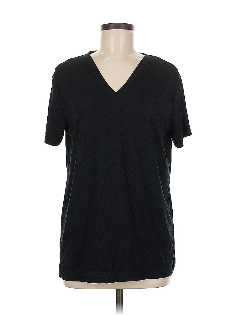 Pre-owned M&s Short Sleeve T-shirt In Black