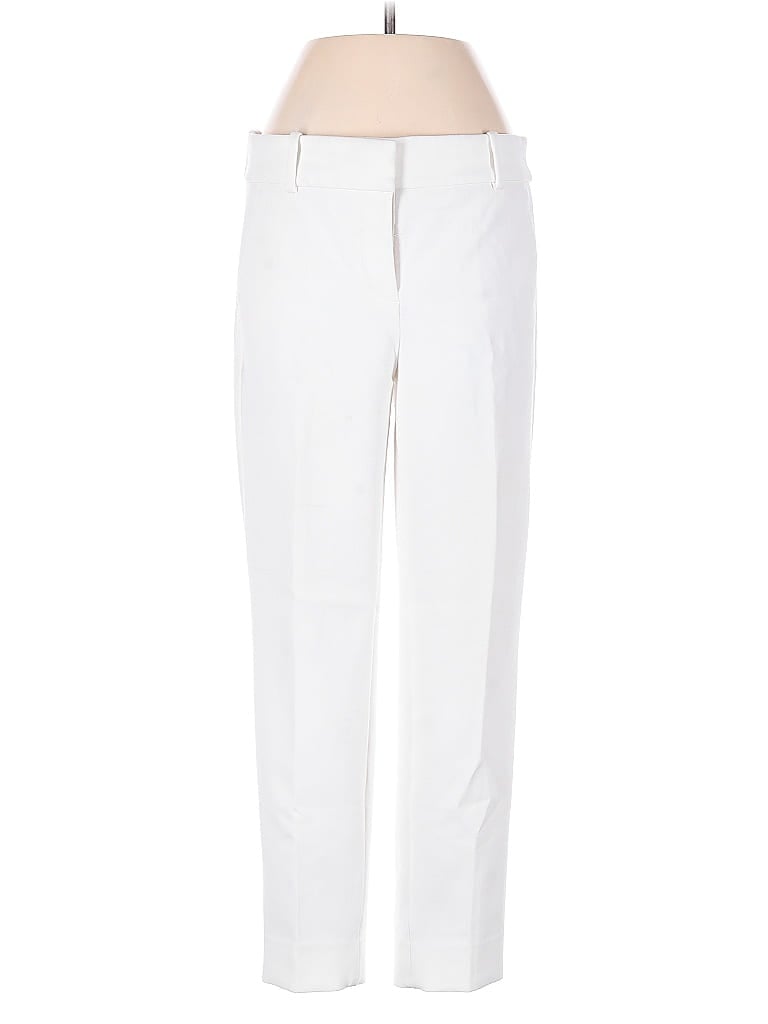 J.Crew 365 Solid White Dress Pants Size 4 - photo 1