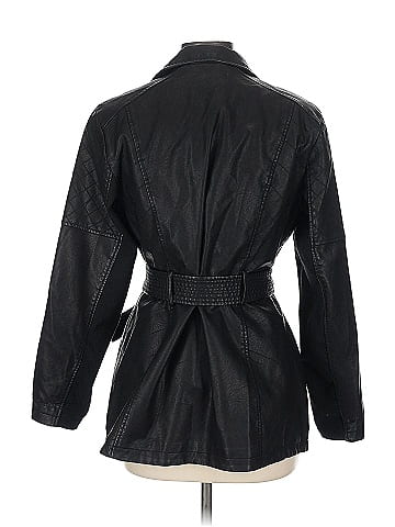 Baccini Faux Leather Jacket (view 2)