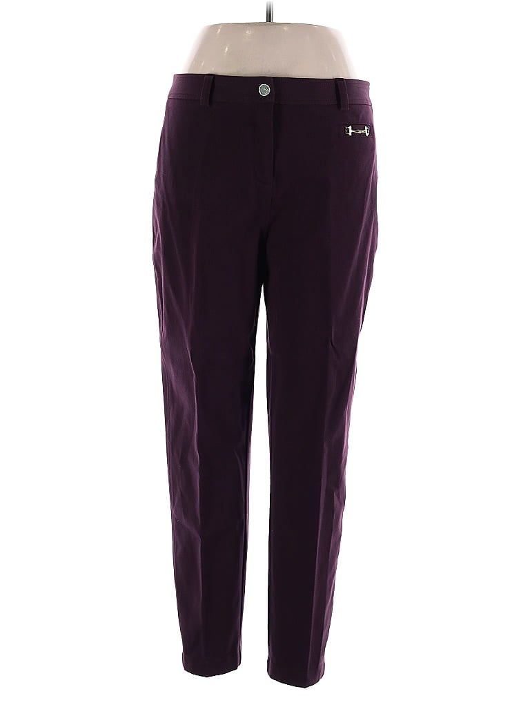 Worth New York Solid Purple Casual Pants Size 12 - photo 1