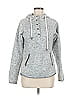 Thread & Supply 100% Polyester Chevron-herringbone Gray Pullover Sweater Size M - photo 1