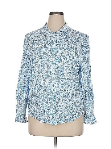 One Fine Day 3/4 Sleeve Button-Down Shirt (view 1)