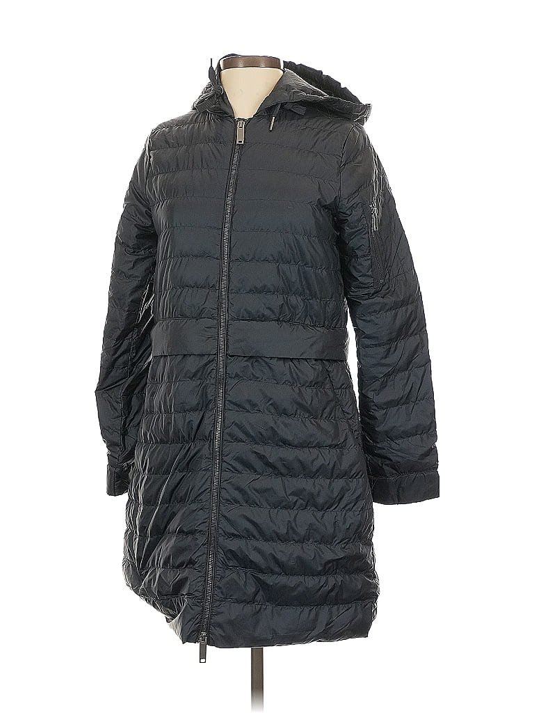 Pre-owned Zara Basic Coat In Black
