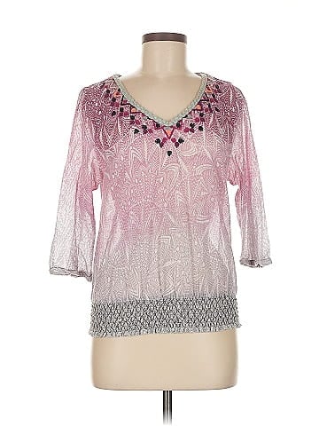 Akemi + Kin 3/4 Sleeve Blouse (view 1)